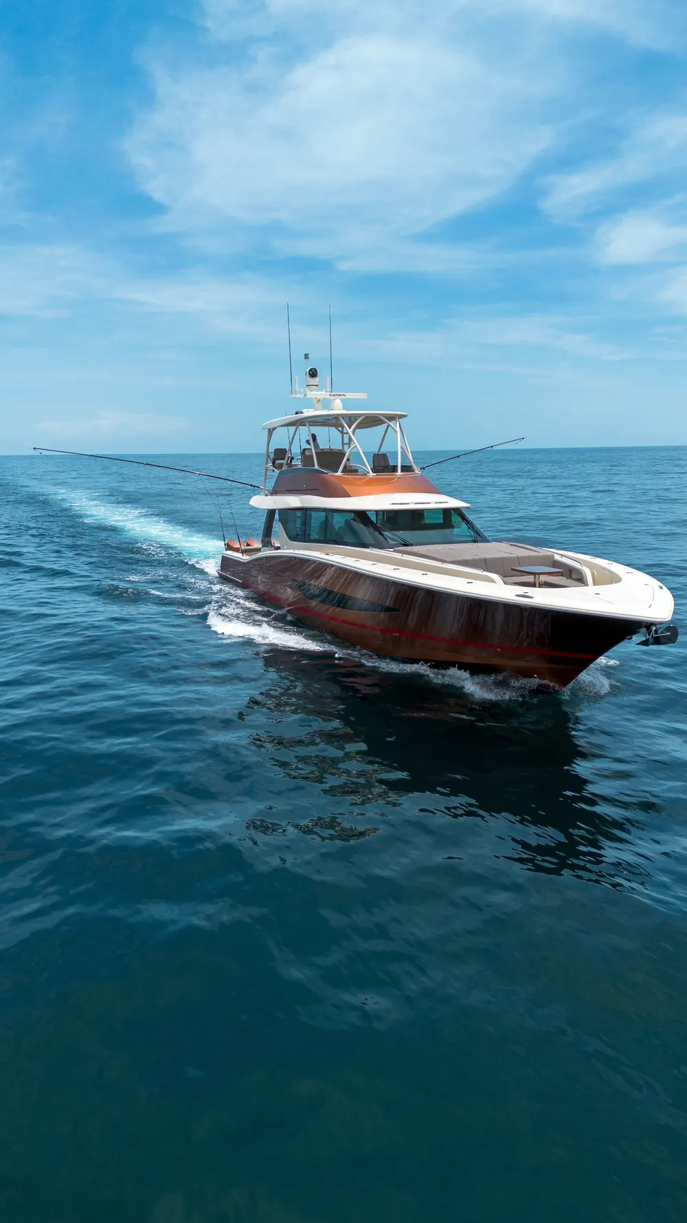 Running offshore — Aerial